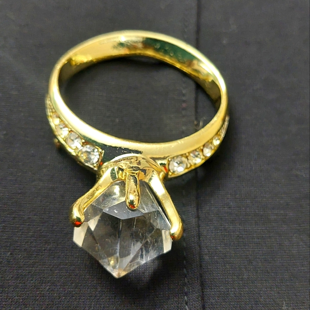 Diamond Ring Brooch